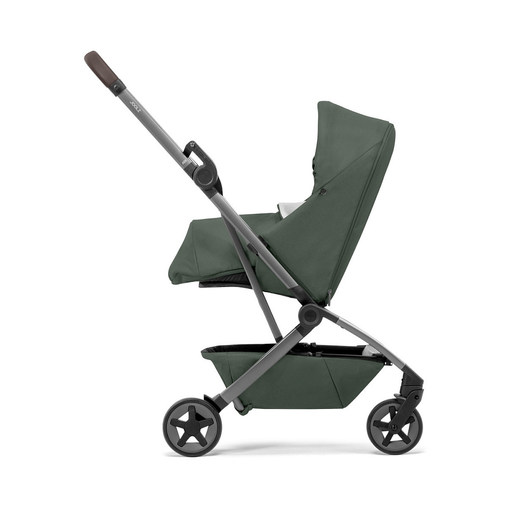 Детская прогулочная коляска Joolz Aer 2 с бампером и реверсивным блоком Forest Green