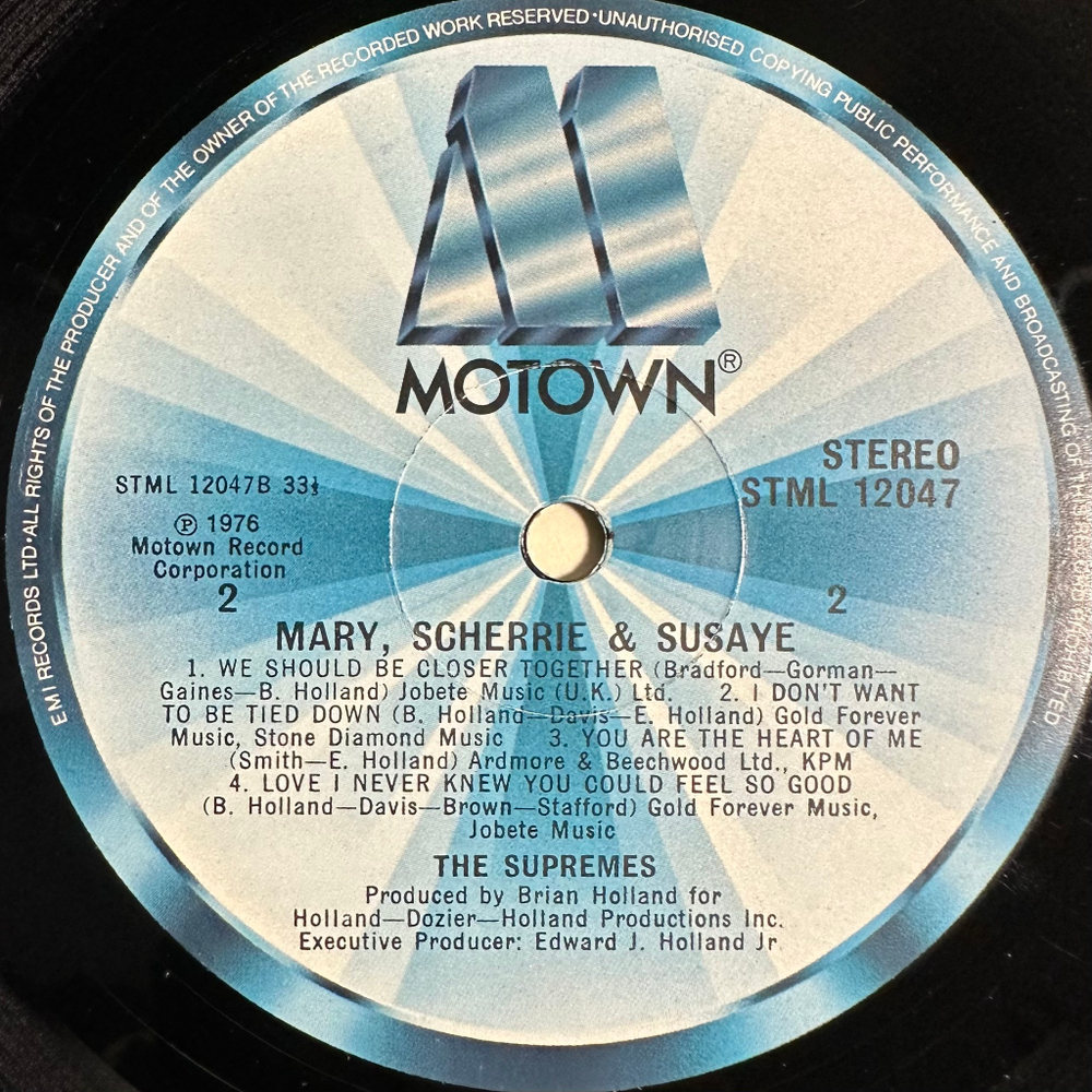 The Supremes - Mary, Scherrie & Susaye (Англия 1976г.)