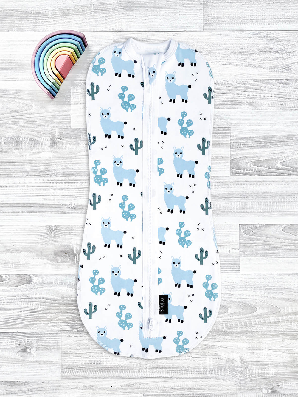 Пелёнка-кокон Mjölk Ламы Мальчики, уценка