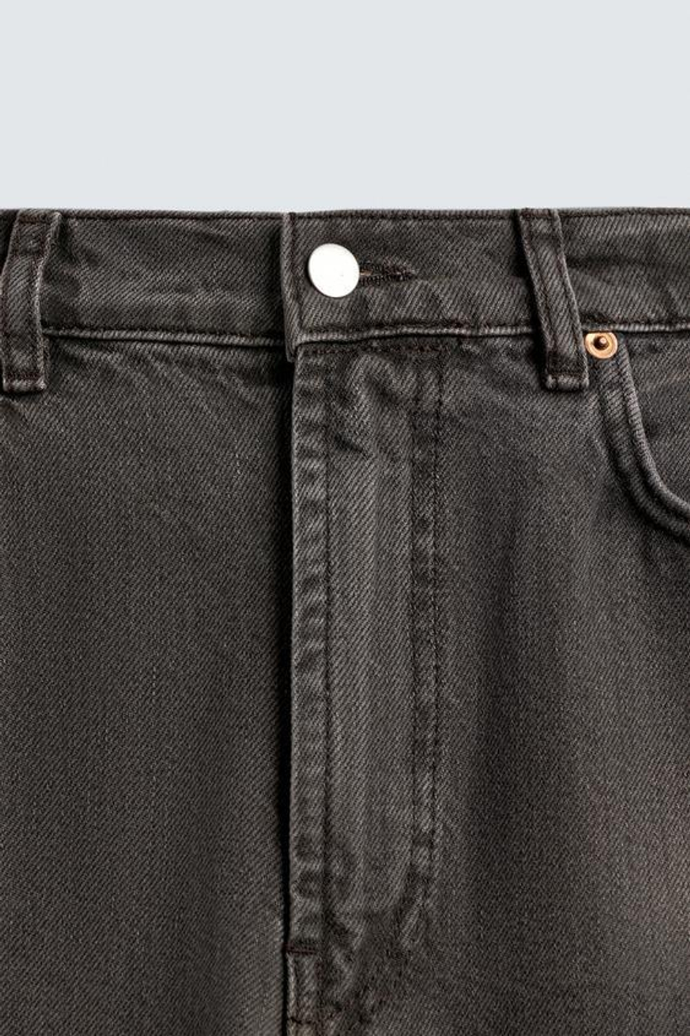 ZARA ДЖИНСЫ ПРЯМОГО КРОЯ RELAXED FIT, МЯГКИЙ СЕРЫЙ