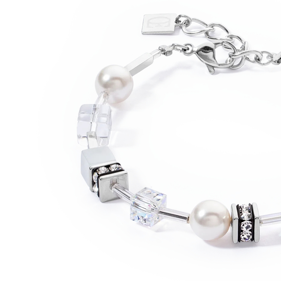 Браслет Coeur de Lion White-Silver 4081/30-1417