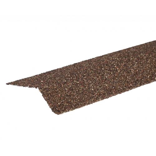 Планка карнизная Технониколь Shinglas с гранулятом бронзовая 1250 мм