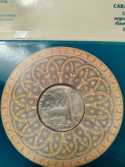 Монета 5000 лир 1997 г "Джованни Антонио Каналь (Каналетто)"
