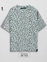 Футболка для девочки леопард