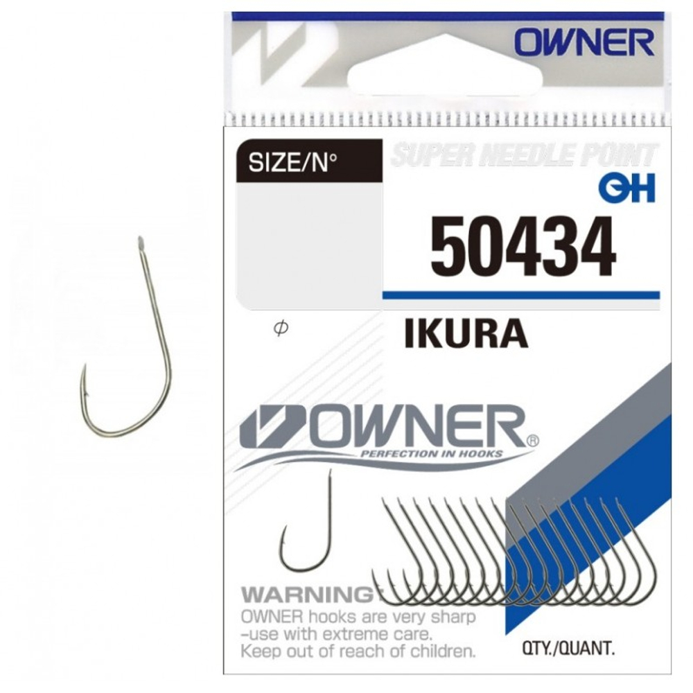Крючки Owner Ikura brown 50434 №12