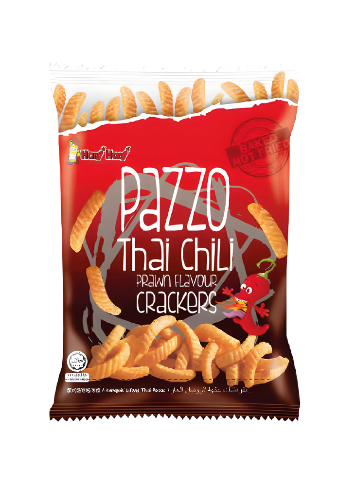 Крекеры Pazzo со вкусом креветки THAI CHILI