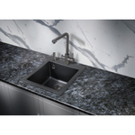 Мойка для кухни MILACIO Murcia 42 Cuarzo MC.77041, черный матовый