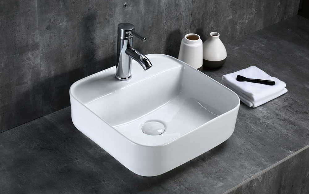 Раковина Gid N9044 38,5х38,5 накладная купить недорого