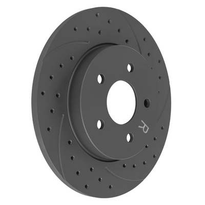 Диск тормозной задний перфорированный PRO-Line с покрытием (компл.2 шт) FORD Mondeo III 00-07 GANZ GIJ06128S