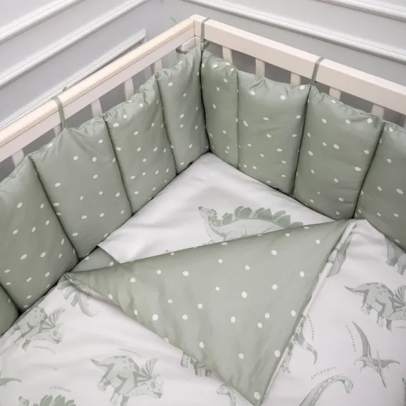 Комплект постельного белья Lollycottons Дино сафари 6 предметов