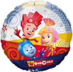 Шар Аг 18 Круг Фиксики Друзья / 1 шт / (Россия)