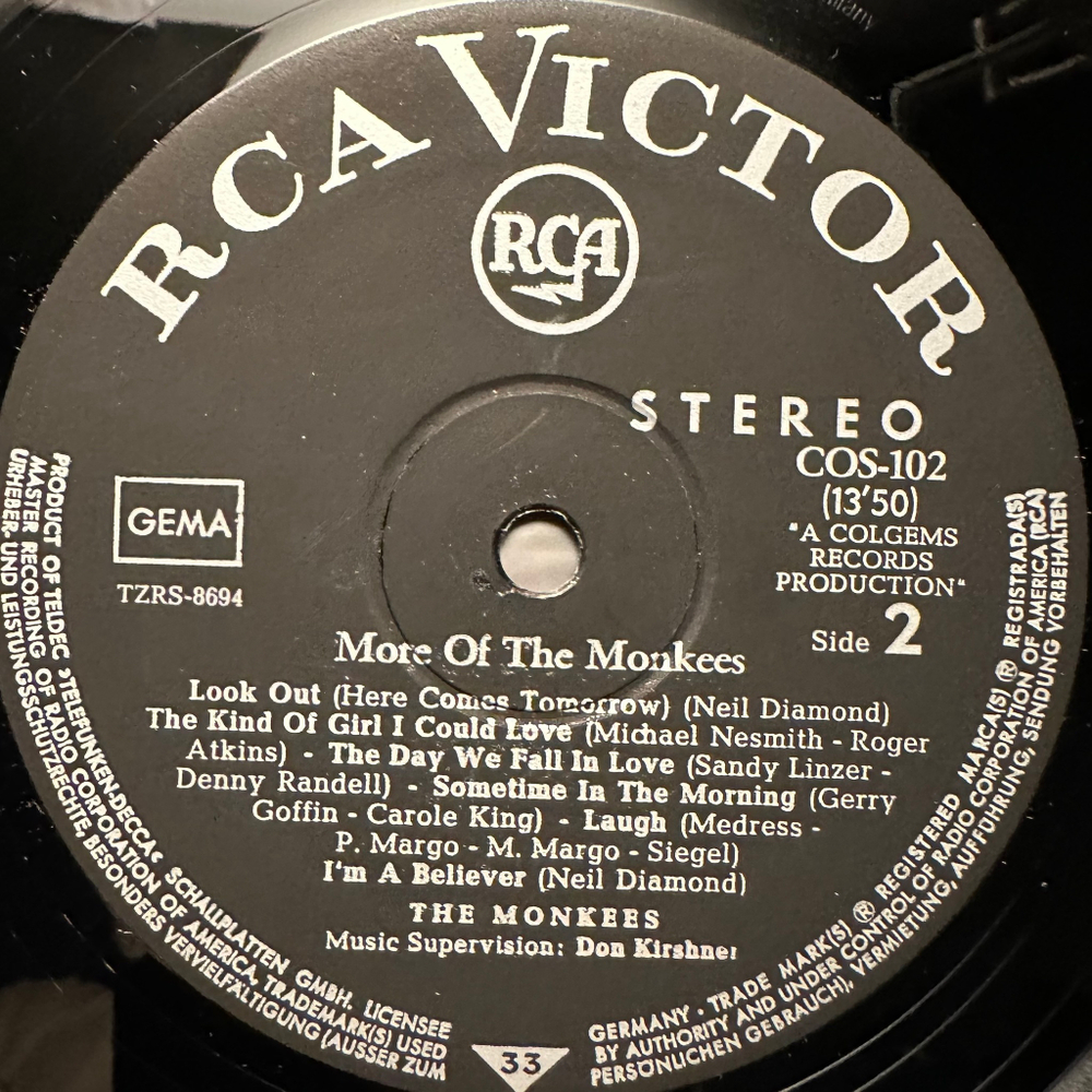 The Monkees ‎– More Of The Monkees (Германия 1967г.)