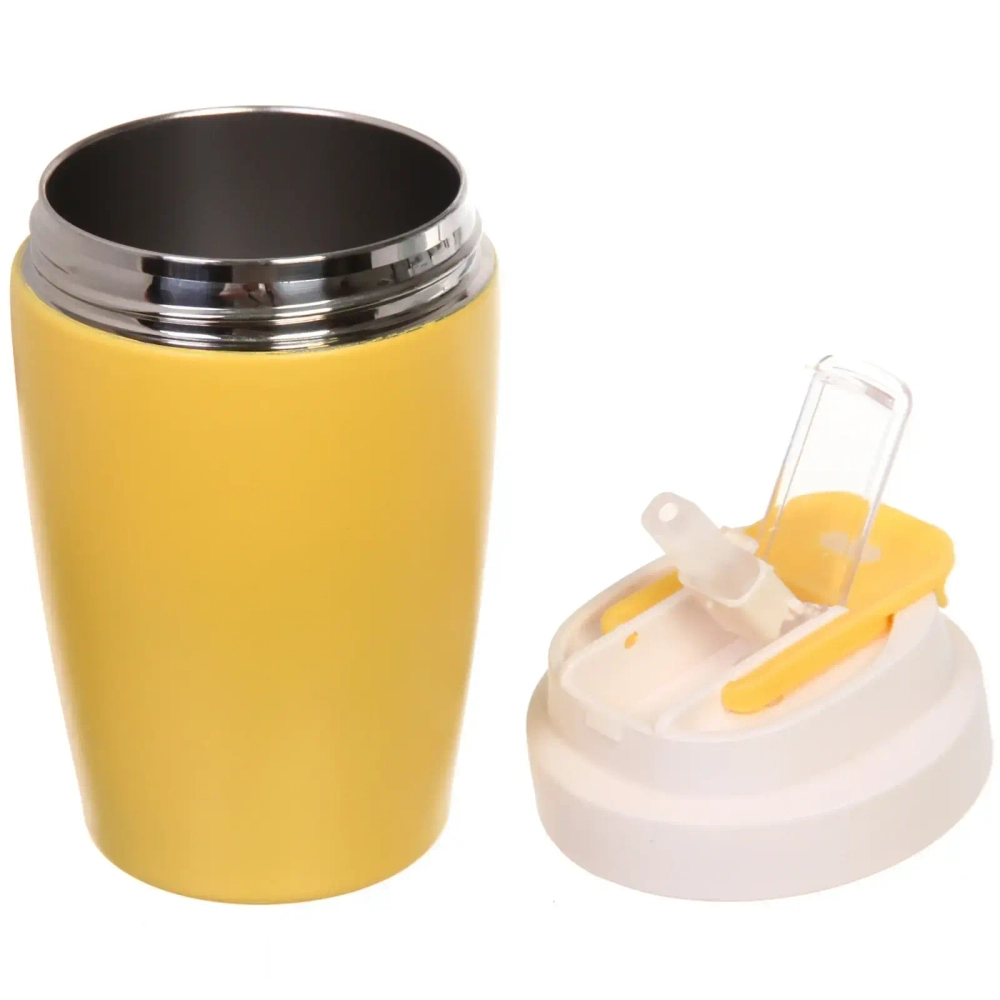 Термокружка 400мл «COFFEE» желтая