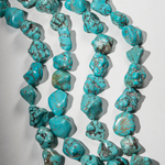 Туркенит (имитация бирюзы), фриформ, 19,5-30*18-25мм