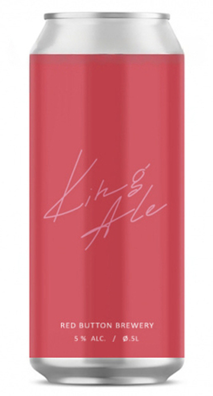 Пиво Рэд Баттон Кинг Эль / Red Button King Ale 0.5 - банка