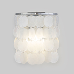 Настенный светильник Eurosvet Sandra 60005/1 хром/перламутр