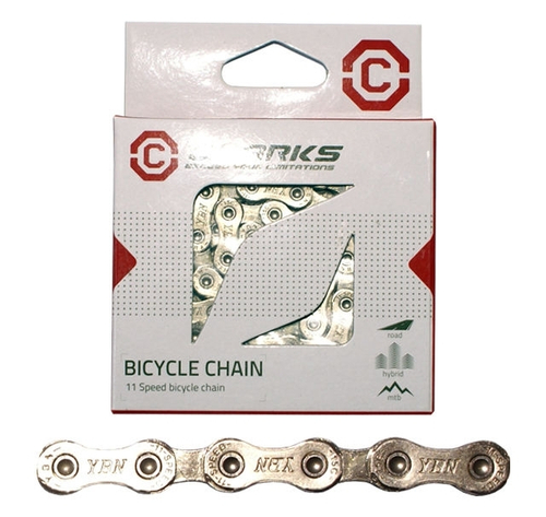 Цепь C11 1/2"x11/128" 116зв. хромир. покрыт. с замком в коробке 11скор. CLARKS