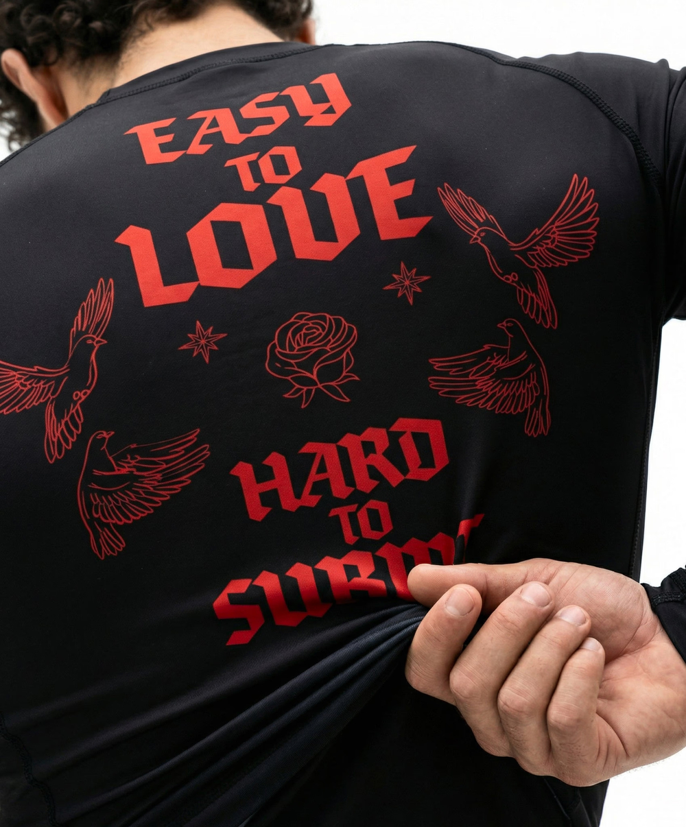 Рашгард+шорты All-Around - "Easy to Love. Hard to Submit."