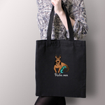 Тканевая сумка "Овчарка - рыба моя"