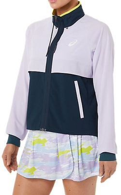 Женская теннисная куртка Asics Womens Match Jacket - mursaki/french blue