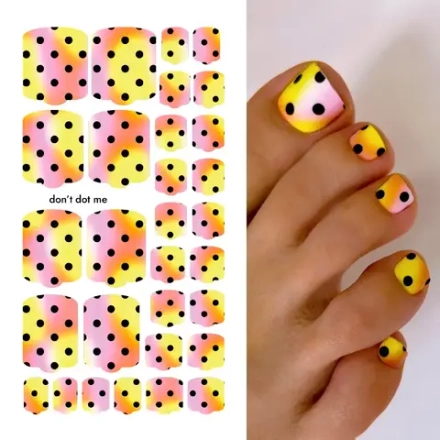 Пленка для педикюра Provocative don't dot me