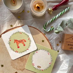 открытка "лошадка"