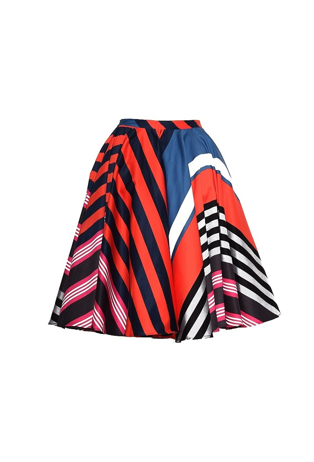 Юбка-солнце в полоску 79-15SS