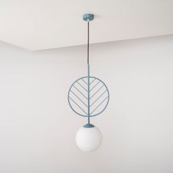 Подвесной светильник LEAF B Голубой