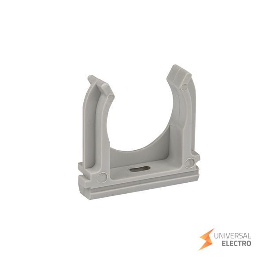 Крепеж-клипса d25 мм (100 шт) серая EKF-Plast