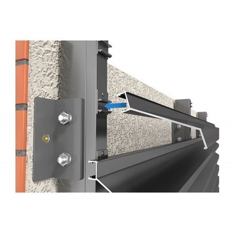 Решетка вентиляционная разборная с съемными жалюзи 80-60