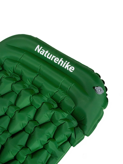 Коврик надувной односпальный Naturehike FC-12, зеленый ( NH19Z003-P)
