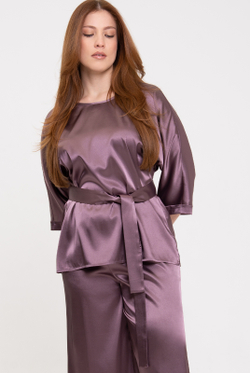 Туника 4728За, коричневый #270Кор204728За