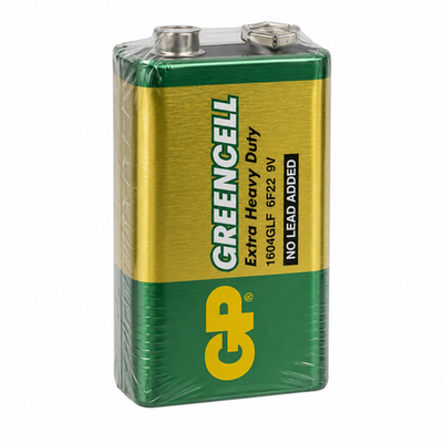 Элементы питания Крона GP 1604G (Целлофан)