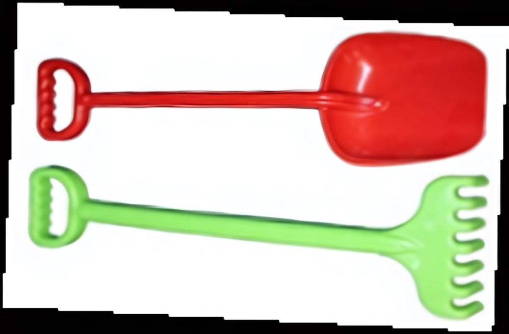 Набор лопата и грабли 7037 (Юг-пласт)