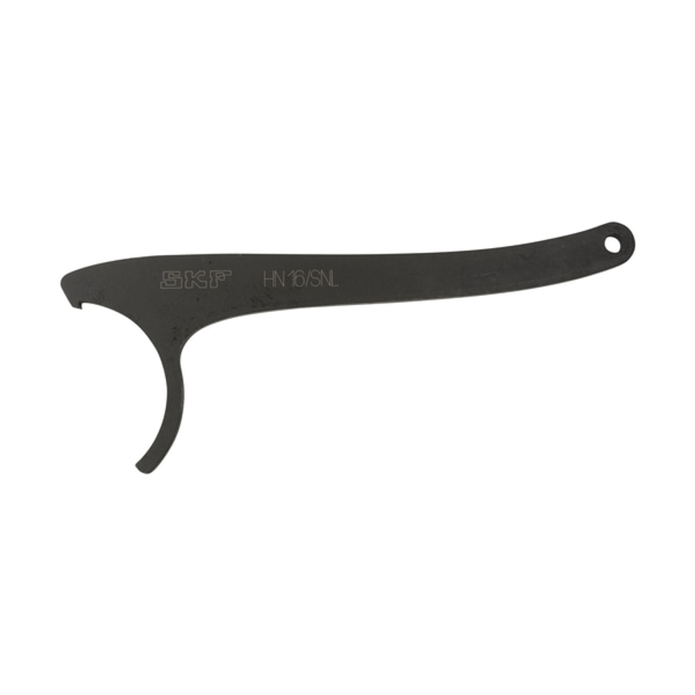 Hook spanner for use inside split plummer (pillow) block housings HN 16/SNL