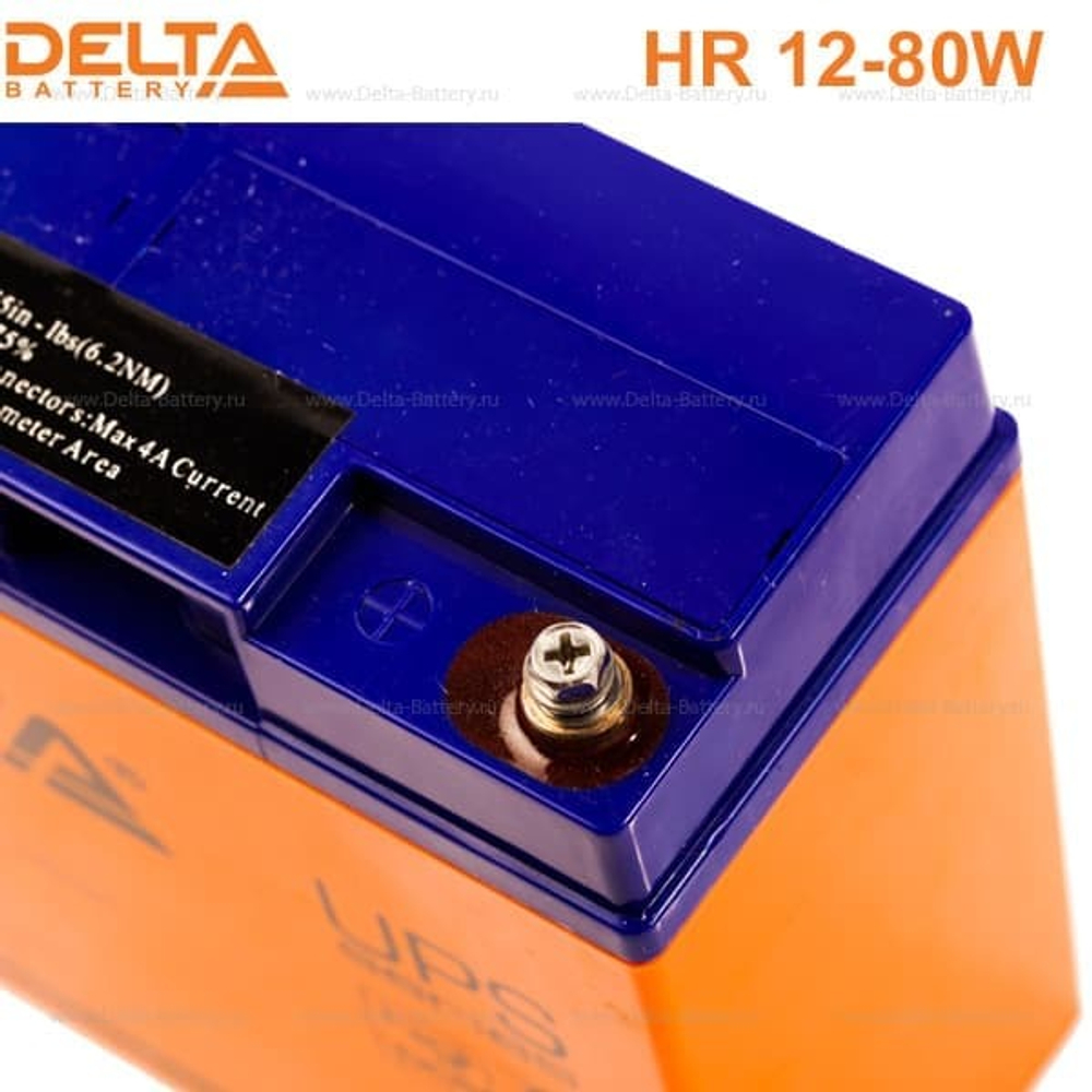 Аккумуляторная батарея Delta HR 12-80W (12V / 20Ah)