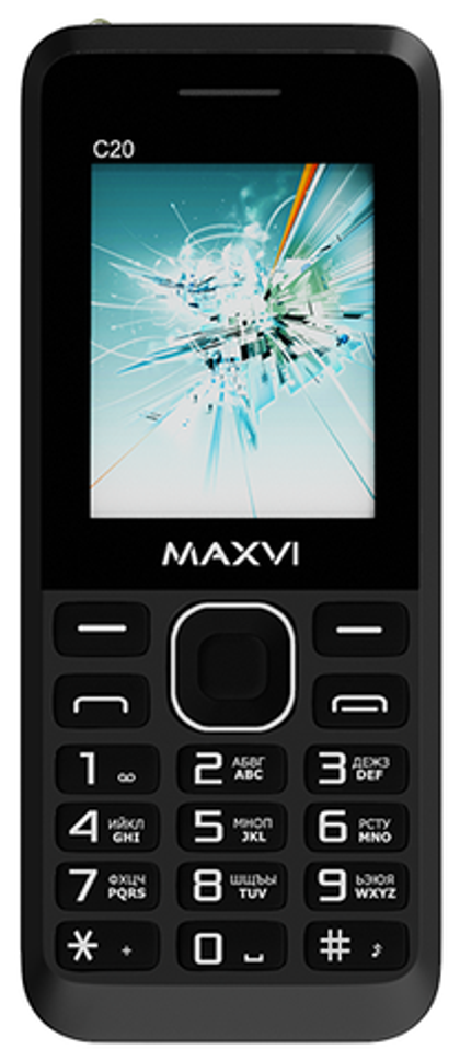 Сотовый телефон Maxvi C20 Black