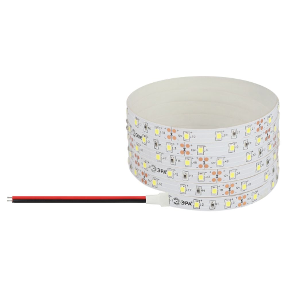 Светодиодная лента ЭРА LS2835 -4,8-60-12-6500K-IP20-1 year-5m
