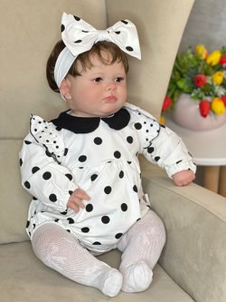 Кукла Реборн мягконабивная 60см в пакете (FA-036)