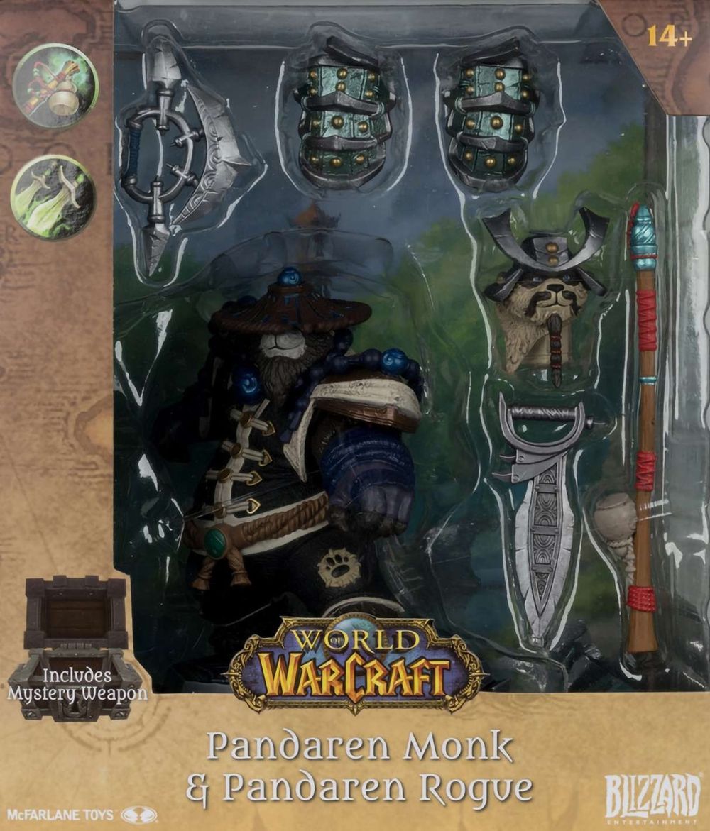 Фигурка McFarlane World Of Warcraft Posed Pandaren Monk/Rogue