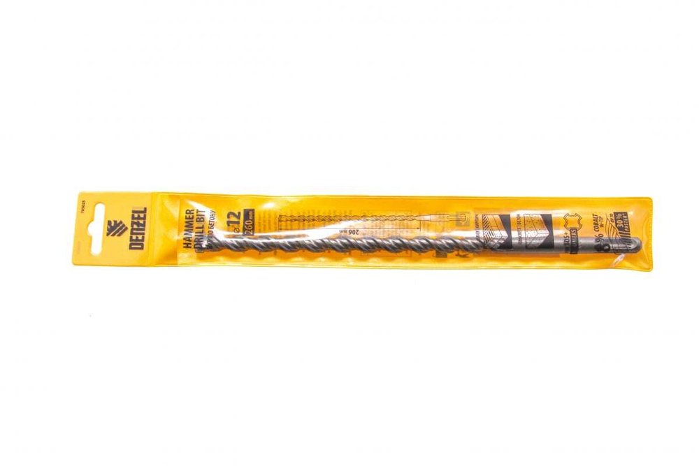 Бур по бетону, двойная спираль, Cobalt W-tip, 12x260 мм, SDS PLUS, серый