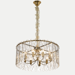 Citilux TALLA CL318292 Люстра хрустальная подвесная Золото