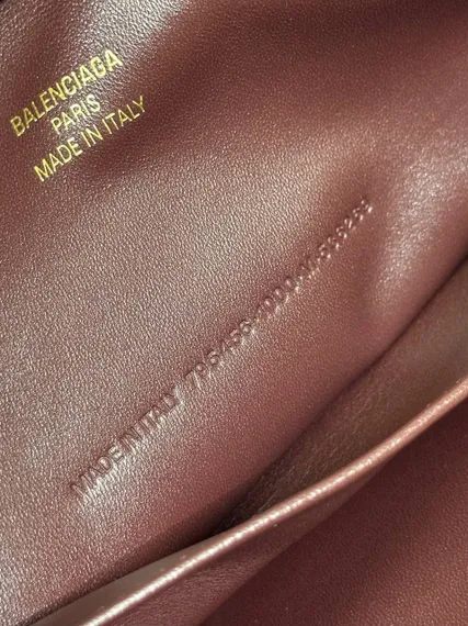 BALENCIAGA RODEO HANDBAG Бордовый