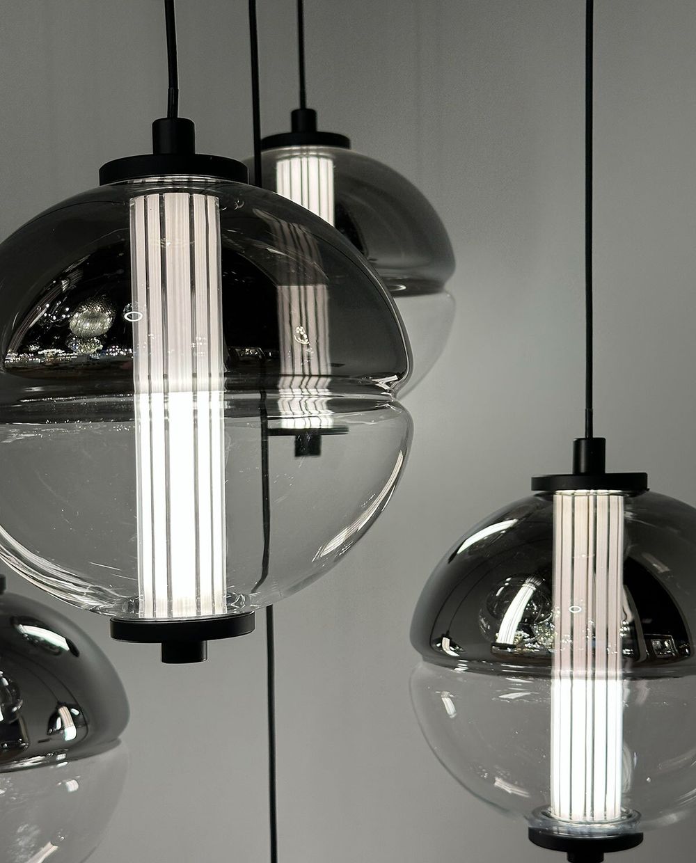 Подвесной светильник MD24022079-5B black/smoky