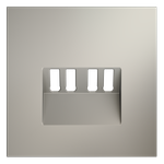 Накладка для розетки акустической 4-местной , S70 (кашемир)