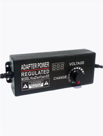 Адаптер регулируемый 3-36v/3A / 5.5мм,угловой HuaZhenYuan-009