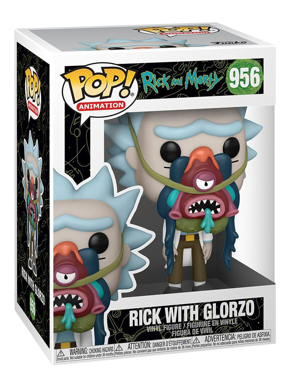 Фигурка Funko POP! Animation Rick & Morty Rick w/ Glorzo (956) 55250