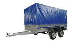 Прицеп Фаворит В 7135 3.3х1.57 высокий тент 1.1 м ( двухосный )