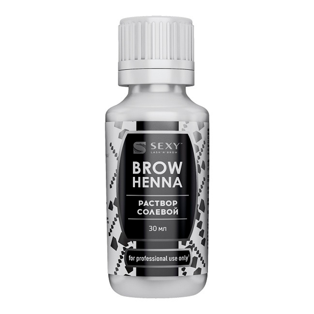 Раствор солевой для очищения ресниц и бровей SEXY BROW HENNA SH-00026 30 мл