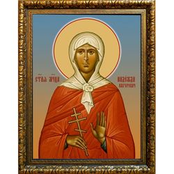 Надежда Ажгеревич мученица. Икона на холсте.